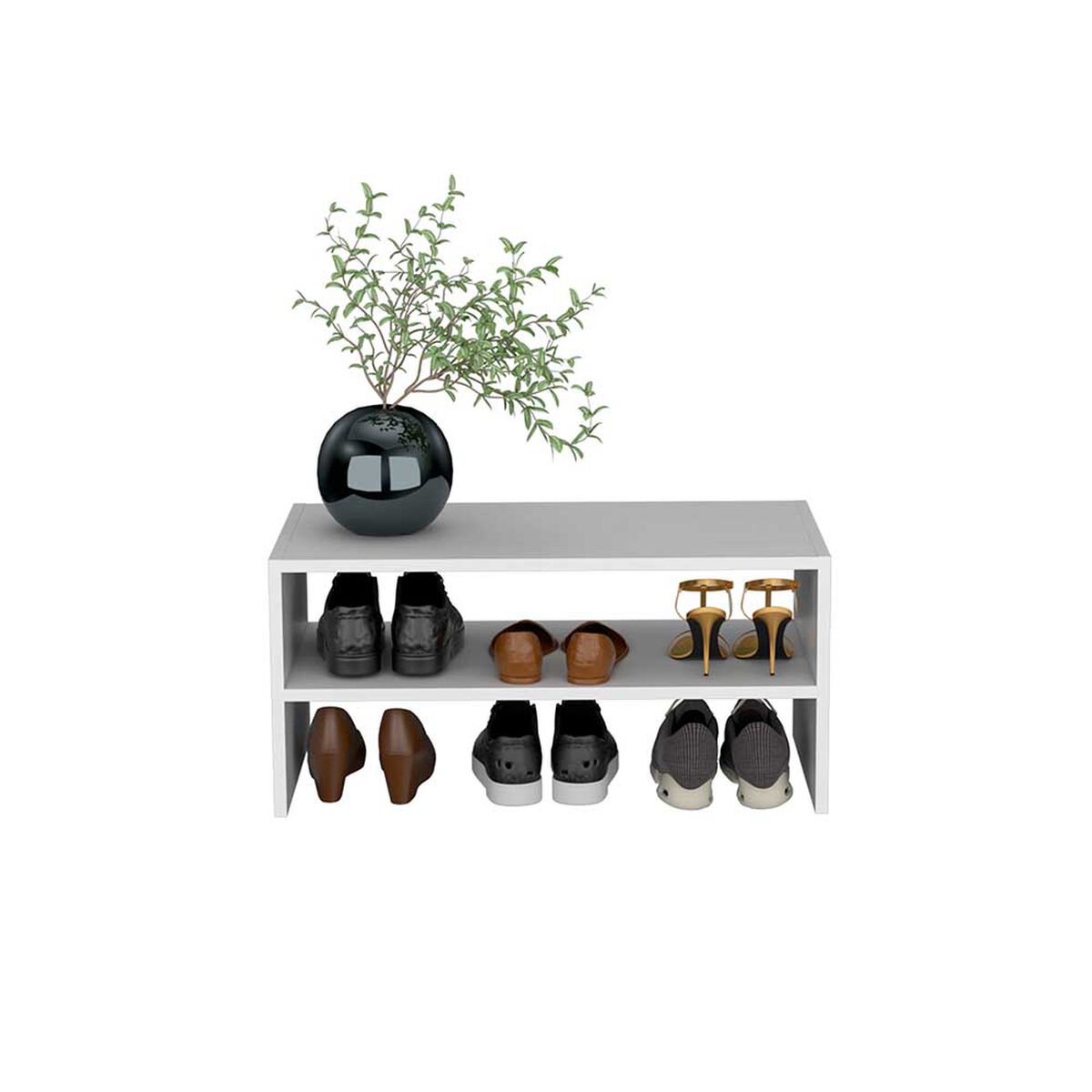Zapatero Apilable TuHome Z-72 Blanco