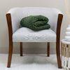 Manta Doral Chiporro Jacquard 127x152 cm Verde Olivo