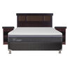 Box Spring CIC 2 Plazas Ortopedic Advance + Respaldo + 2 Veladores New Dublin