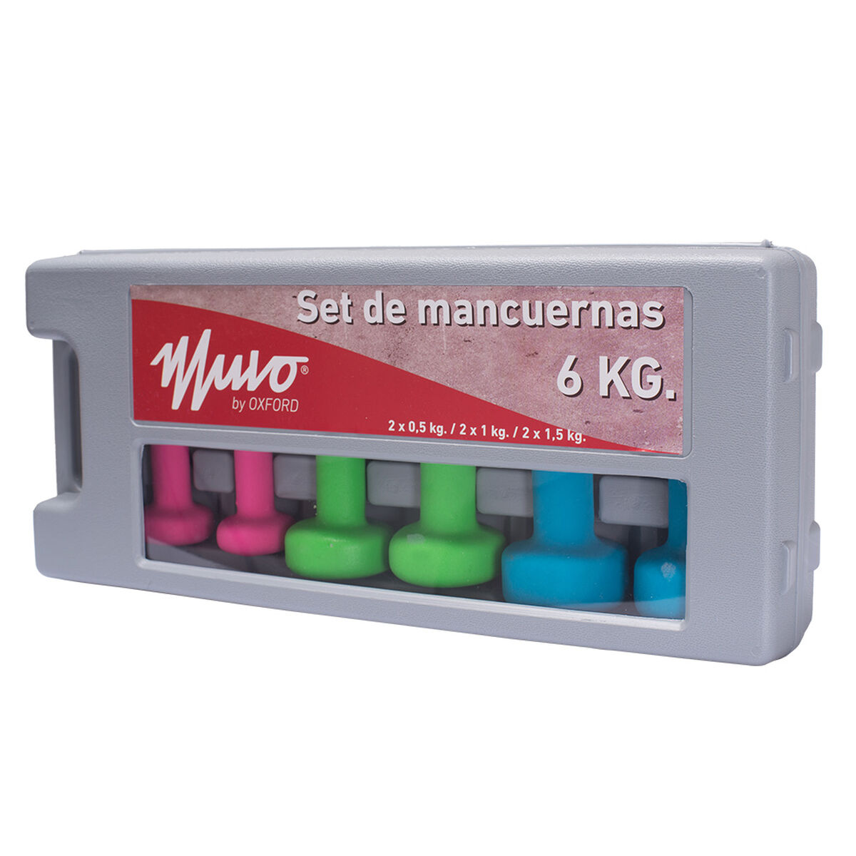 Set Mancuernas Muvo 6 Kg