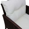 Juego de Living para Terraza Casanova Ikat Sofá 3 Cuerpos + Dos Sillones 1 Cuerpo + Dos Pouf + Mesa Café