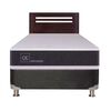 Box Spring CIC 1 Plaza New Ortopedic + Respaldo New Munich