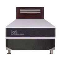 Box Spring CIC 1 Plaza New Ortopedic + Respaldo New Munich