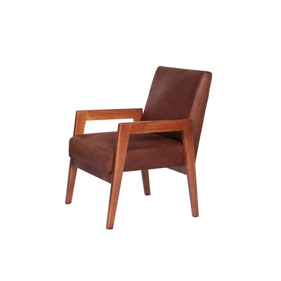 Imagen 2 del producto Sitial Latam Home Frankfurt Cuero 1 Cuerpo Café Moro