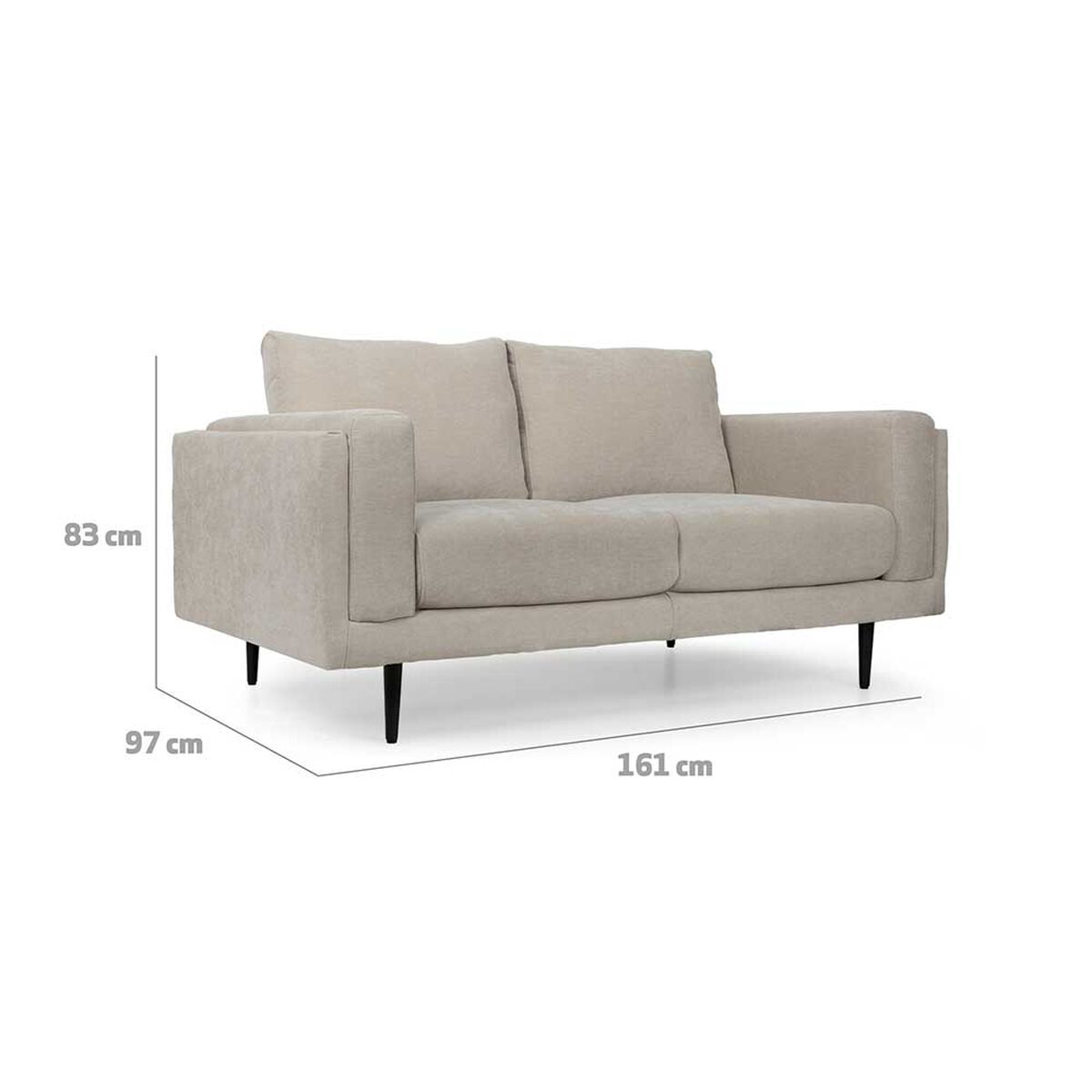 Sof&aacute; CIC Mar&iacute;a 2 Cuerpos Beige&nbsp;