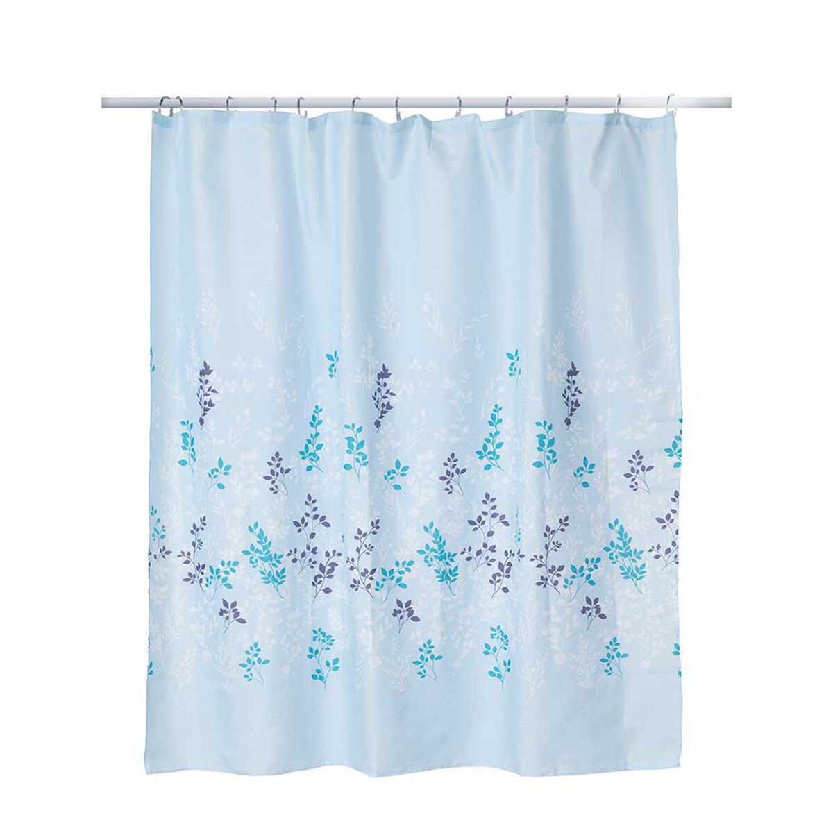 Set Cortina de Baño 6 Piezas Mashini Choapa Multicolor