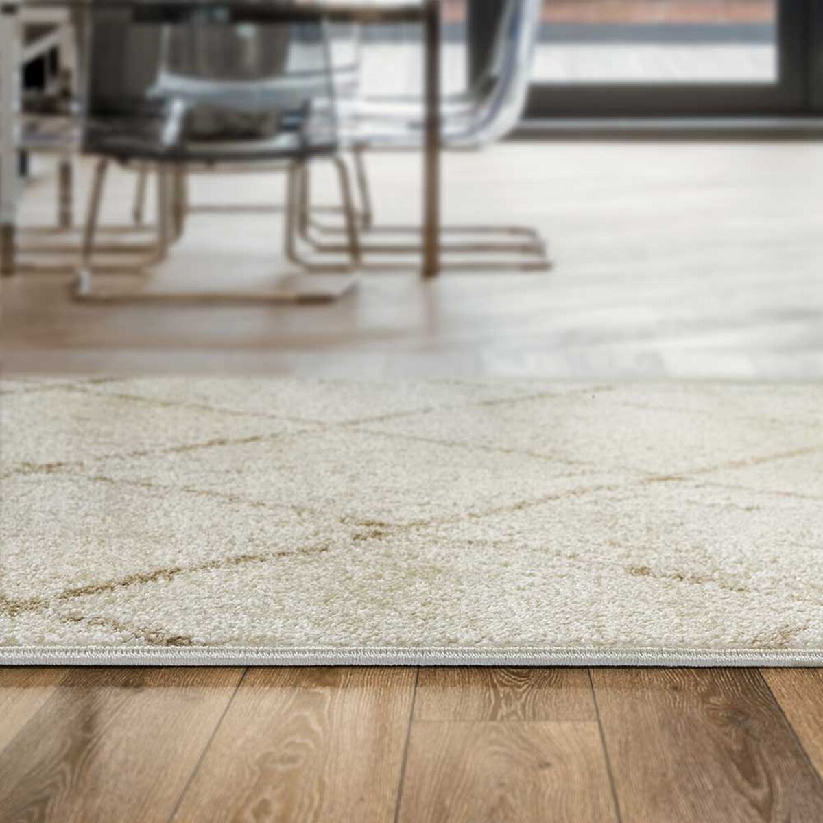 Alfombra de Pasillo Modalfo Florida Beige 70 x 230 cm