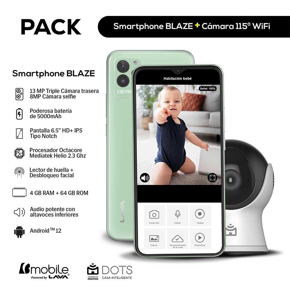 Bmobile Dots Lava Blaze 64GB Verde, foto 7