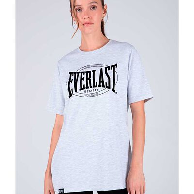 Polera Mujer Everlast Melange, Negro, White