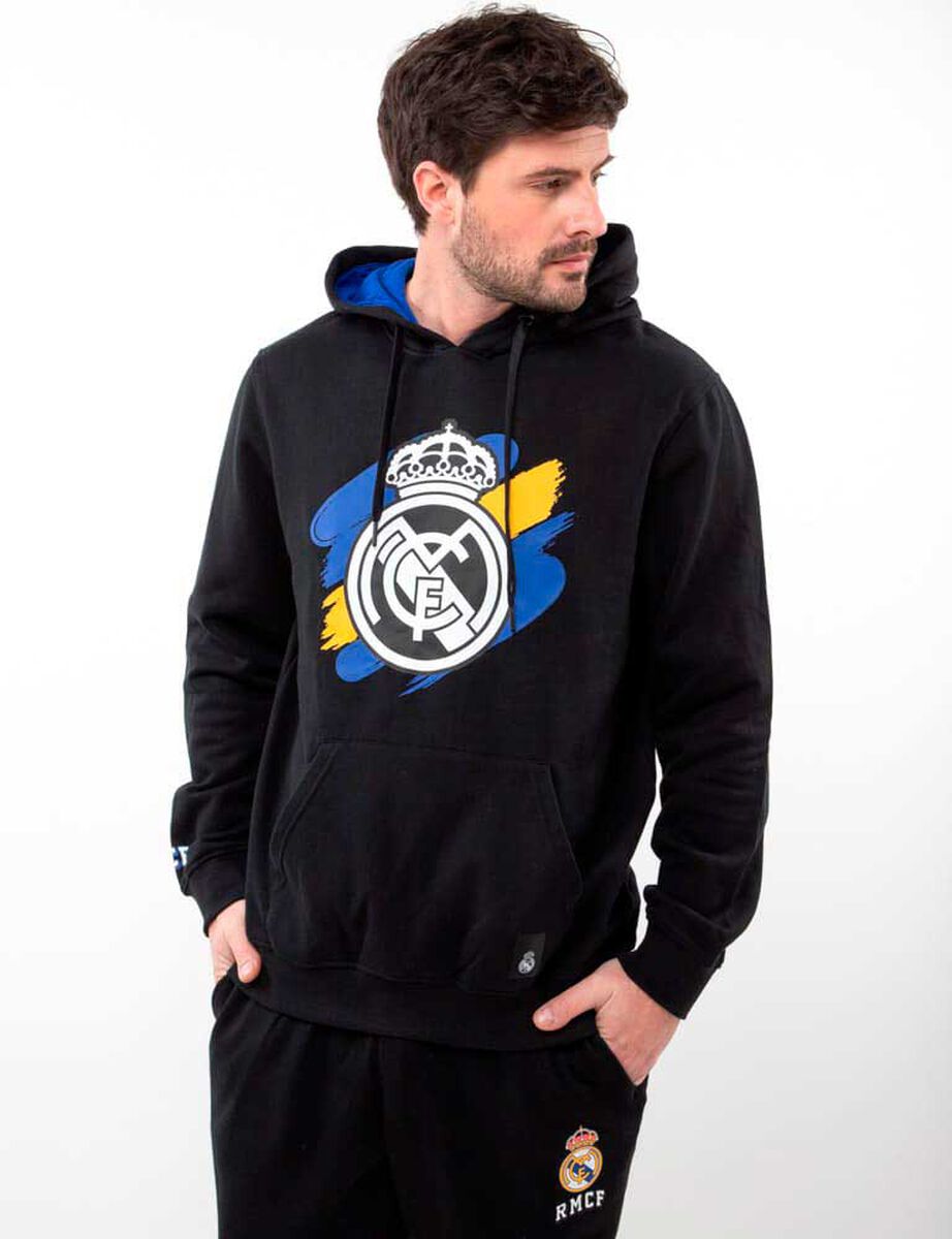 Polerón Con Gorro de Algodón Hombre Rmadrid
