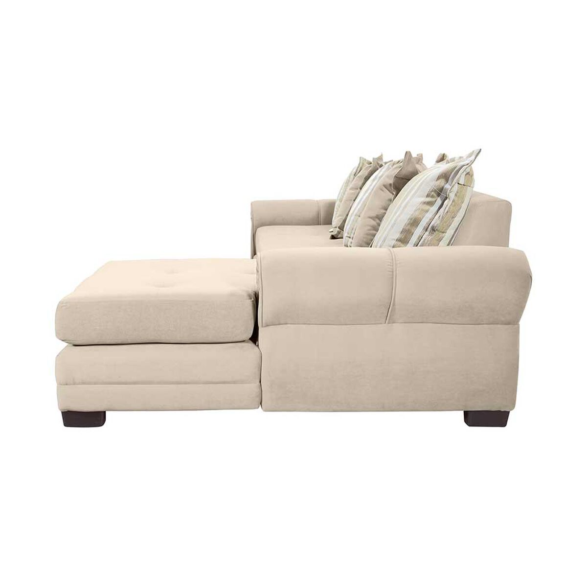 Sofá Seccional Living Factory Arizona 4 Cuerpos Beige