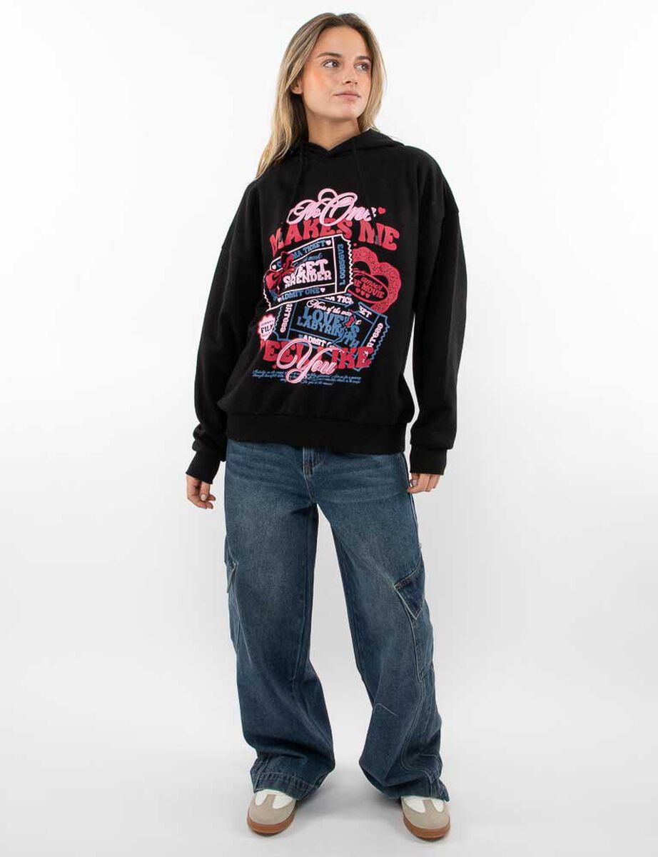 Polerón Con Estampado Mujer Icono