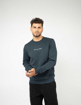 Imagen 1 del producto Polerón Hombre Zibel Blanco, Negro, Petroleo, Tabaco