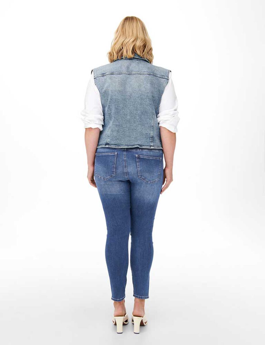 Chaqueta Denim Sin Mangas Mujer Only Carmakoma