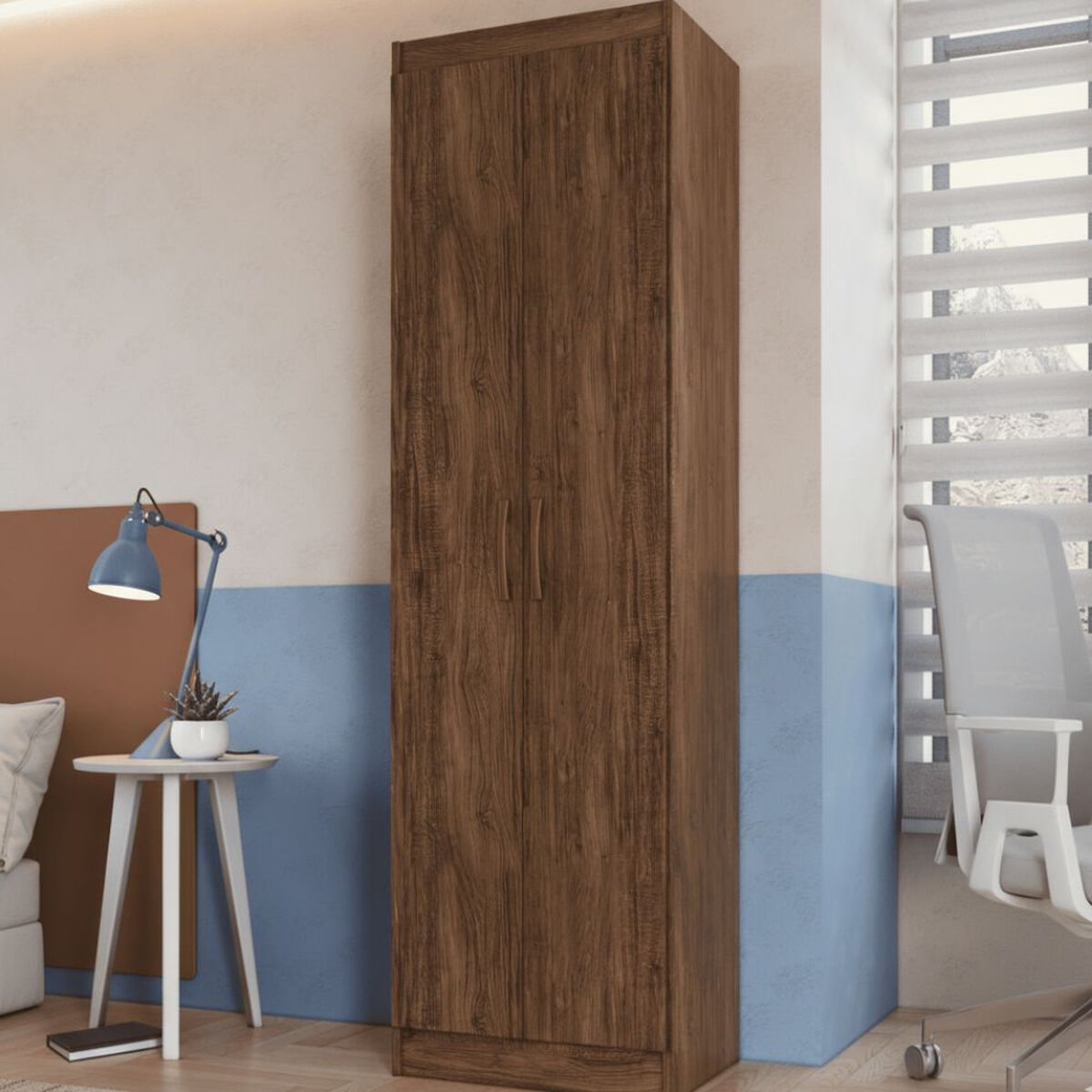 Cl&oacute;set Exit Multiuso 2 Puertas 4 Repisas Caf&eacute;