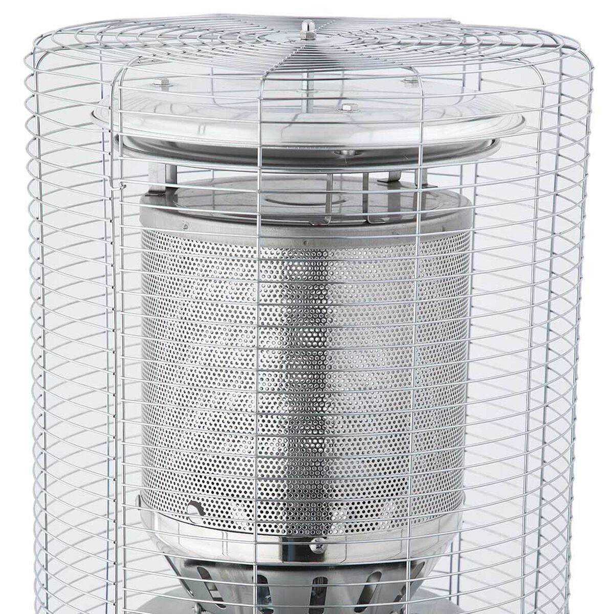 Estufa a Gas Exterior Terraza Klyma Cildro LW Negra 1,35 mts.