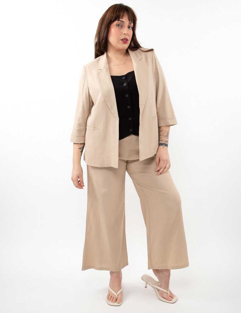 Blazer Lino Mujer Extralindas