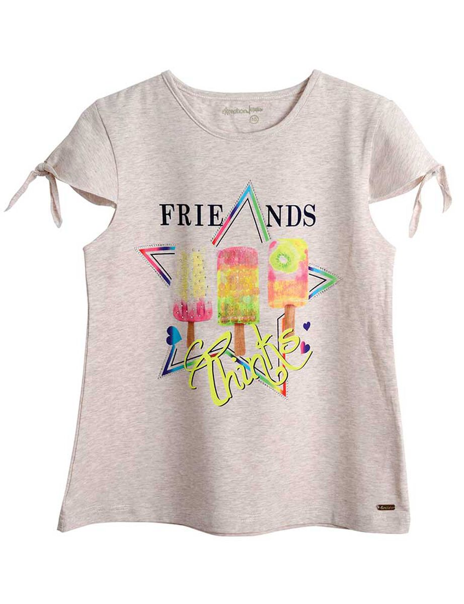 Polera de Algodón Niña Exception