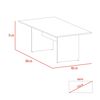 Combo Oficina Mesa Reuni&oacute;n + Gabinete 2 Puertas Negro TuHome Home Office