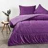 Plumón American Family King Rain Morado