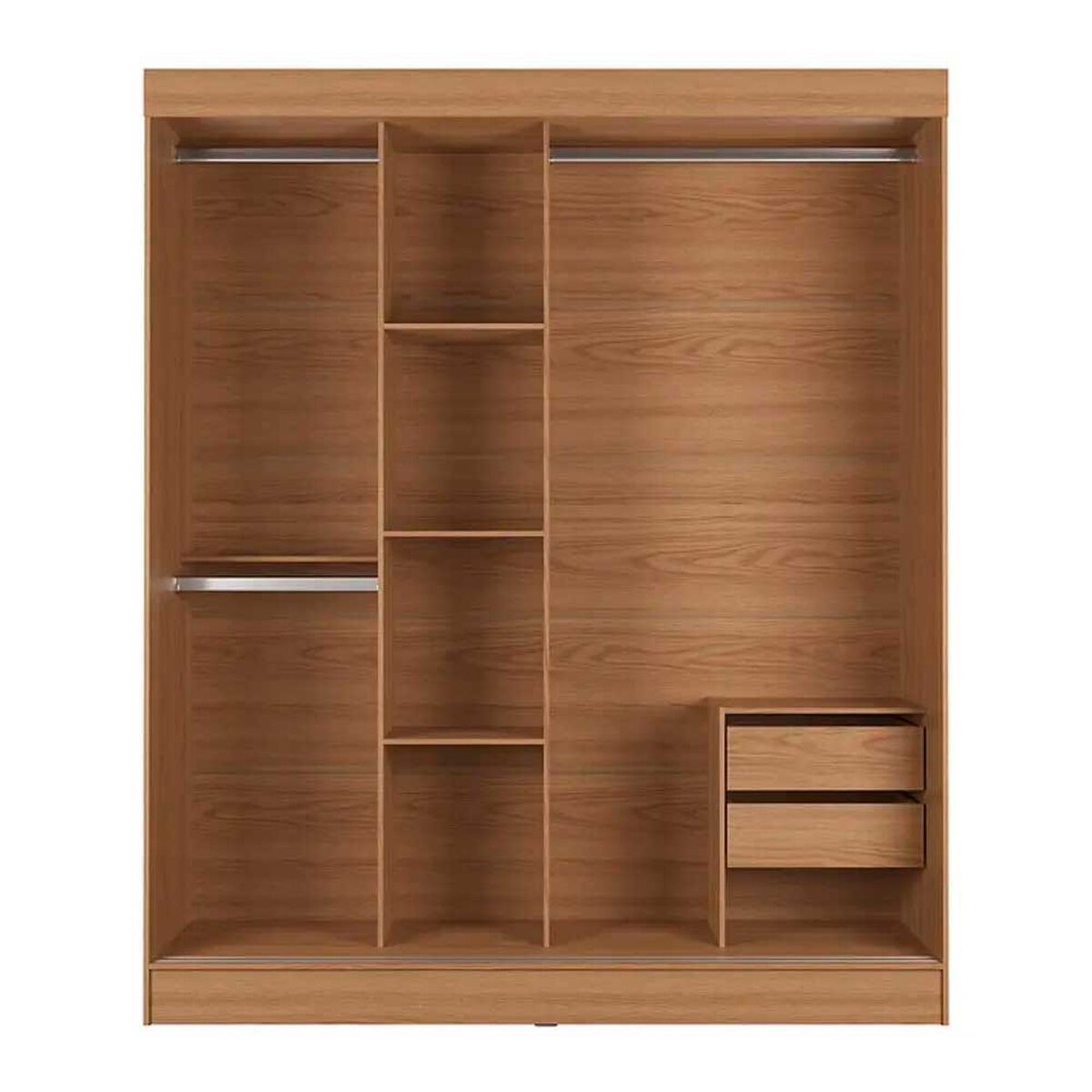 Clóset Decocasa Mallorca 3 Puertas Carvalho-Gris