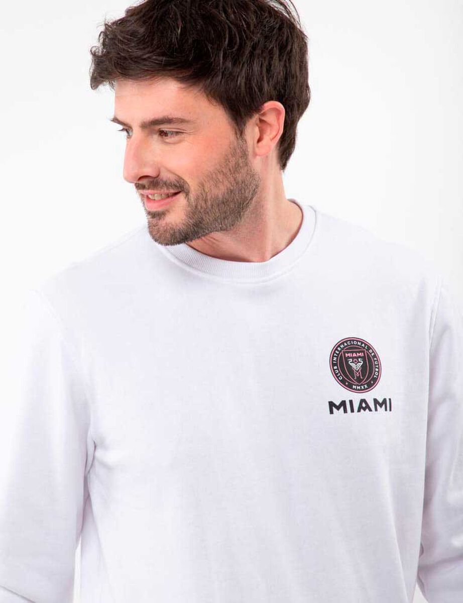 Polerón Deportivo Cuello Redondo de Algodón Hombre Inter Miami
