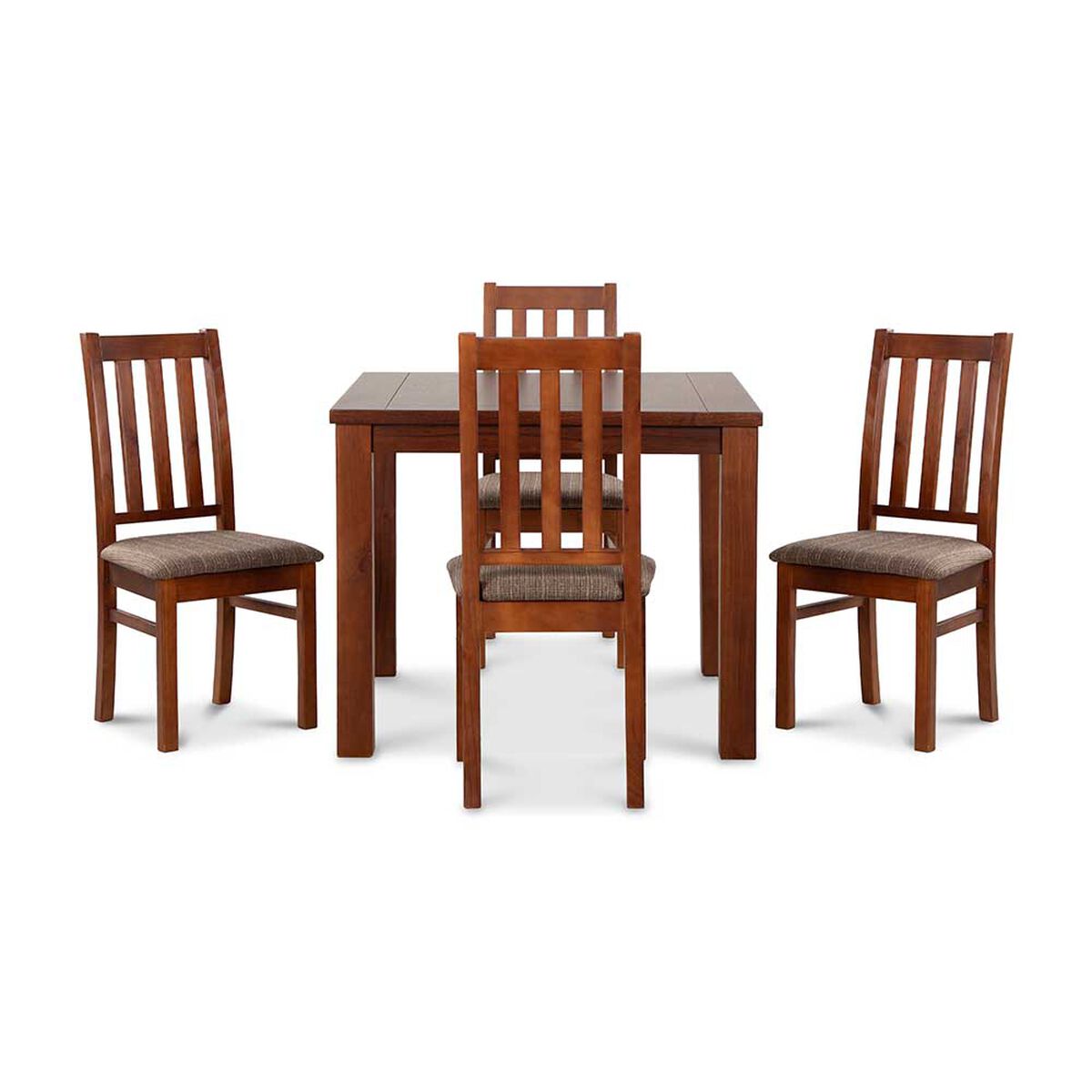 Juego de Comedor CIC Ñuble Caramelo 4 Sillas