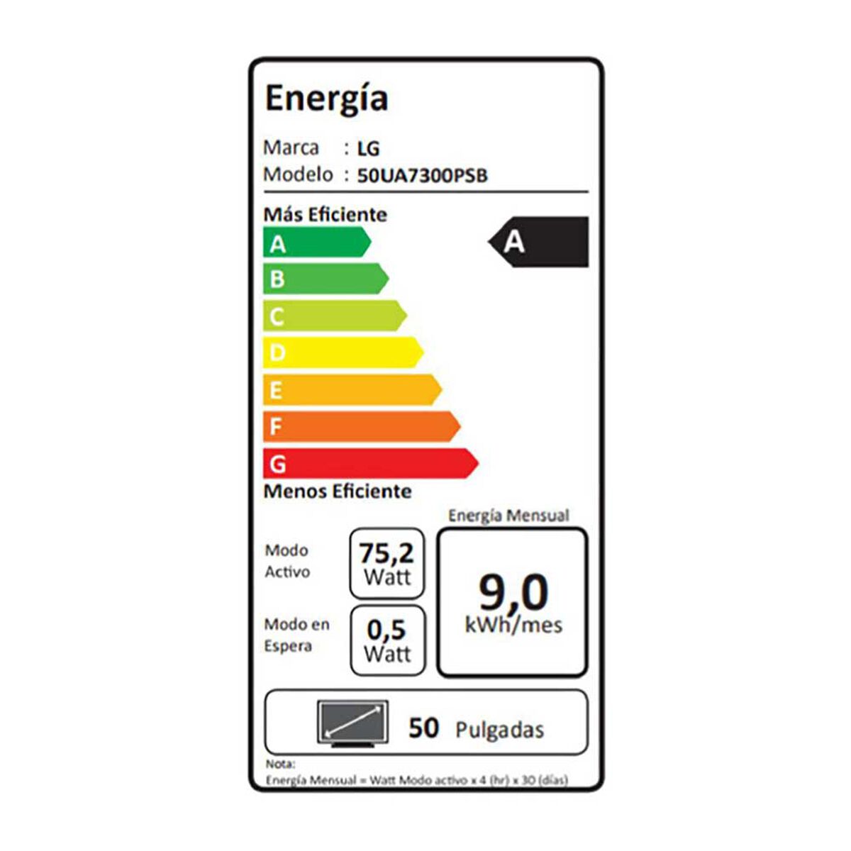 LED 50" LG 50UA7300PSB.AWHQ 4K Ultra HD