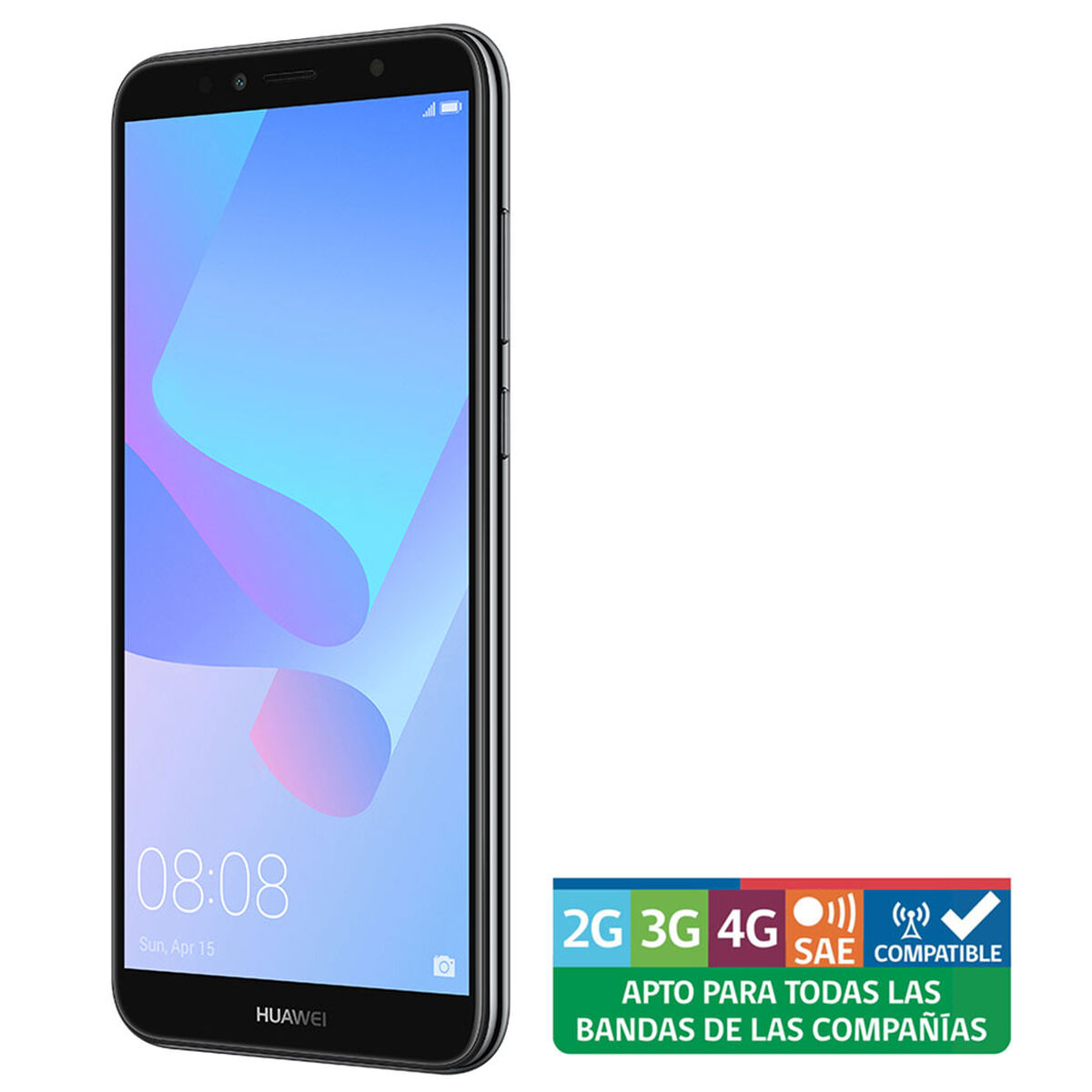 Celular Huawei Y6 2018 5.7" Negro Movistar