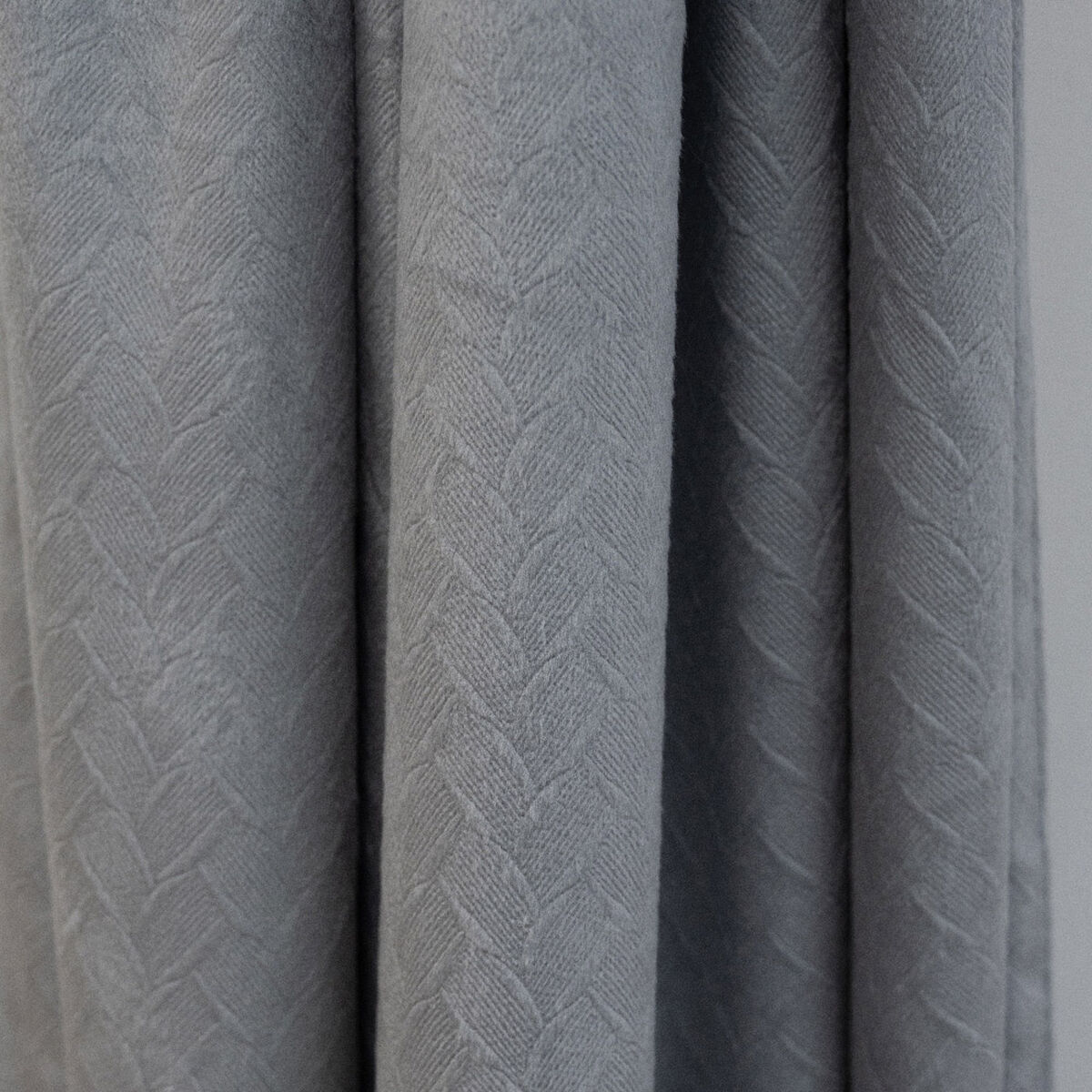 Set Cortina Doral Luciana 6 Piezas 140x220 cm Gris