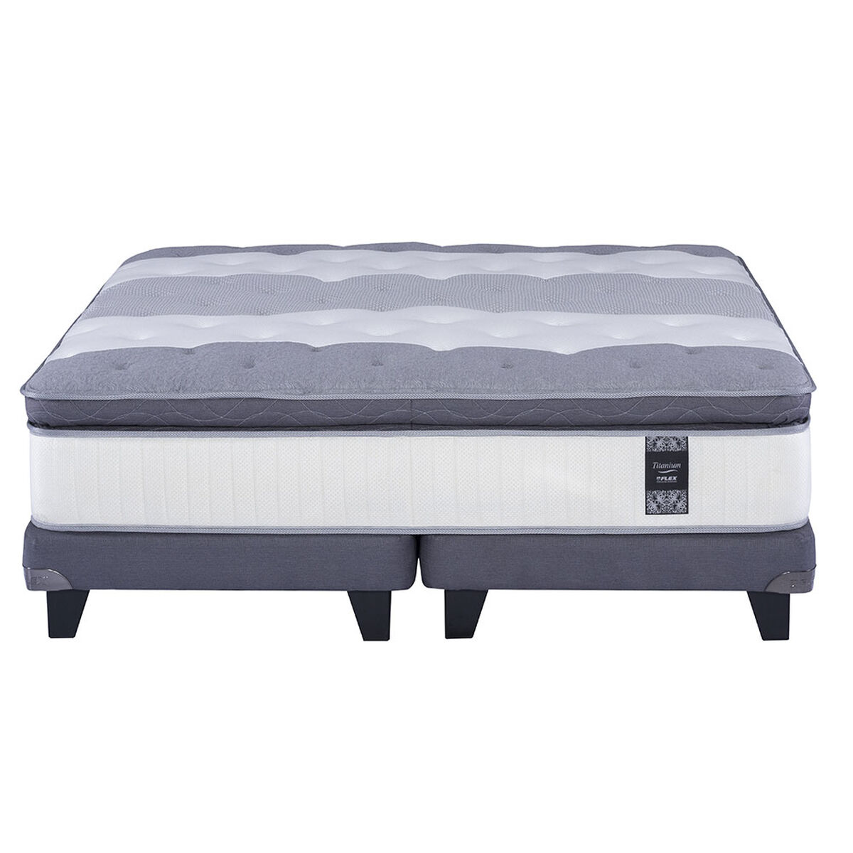 Cama Europea Flex Súper King Titanium New