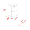 Cajonera Tuhome Andes 2 Cajones Wengue