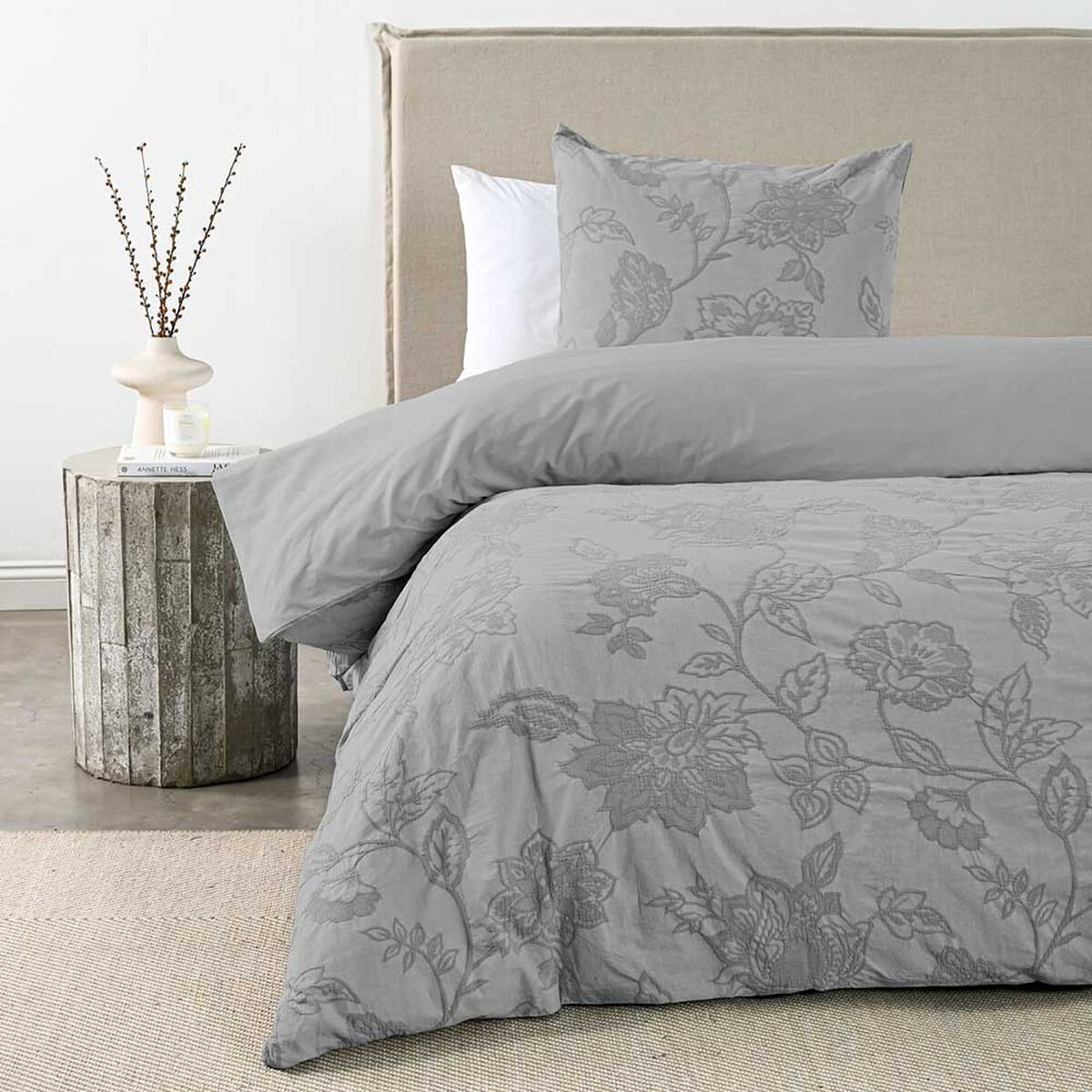 Funda de Plum&oacute;n Royal Supreme 1.5 Plazas Lauren Gris