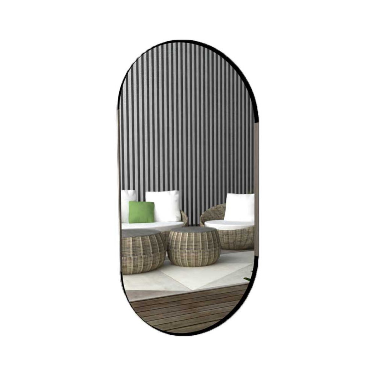 Espejo de Vidrio TuHome Lukman 100 x 50 cm