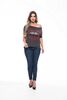Polera Hombro Mujer Rock Caviar