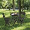 Set de Terraza Rimax Plegable 2 Sillas Wengue