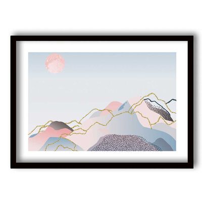 Imagen 1 del producto Cuadro Decorativo Retela Acuarela Mountains II 50 x 35 cm