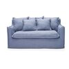 Sofá Innovamuebles Fontana 160 3 Cuerpos Azul Piedra