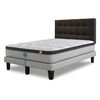 Cama Europea Simmons 2 Plazas Dreamer Plazasus Box + Respaldo Urban Marengo