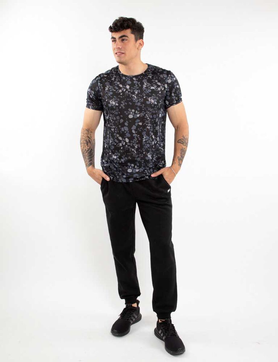 Polera Deportiva Hombre Black County