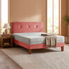 Cama Europea Latam Home 1,5 Plazas Zen Best Palo Rosa + Respaldo