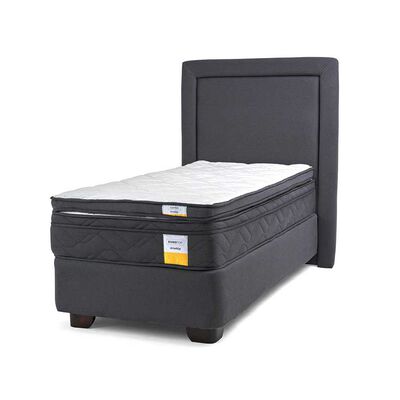 Cama Americana Drimkip 1,5 Plazas Eurotop + Respaldo + Topper