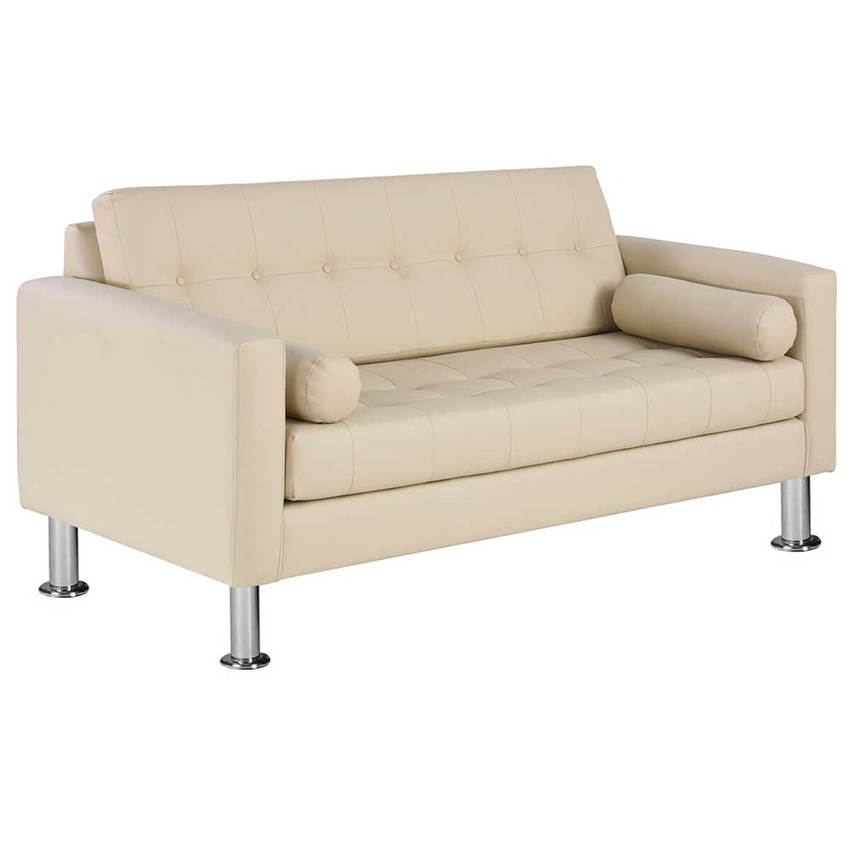 Sofá Bodevir Retro PU 12 3 Cuerpos Beige 