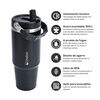 Travel Mug Lhotse Travel Mug Negro 900 ml