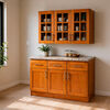 Mueble de Cocina Muebles Hema Berl&iacute;n 6 Puertas 3 Cajones Nogal