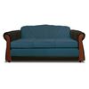 Juego de Living Elegant Detail Marsella Sofá 3 Cuerpos + Sofá 2 cuerpos + Sillón 1 Cuerpo Azul