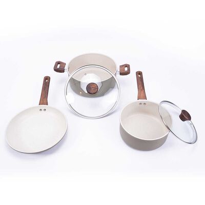 Bater&iacute;a de Cocina Aluminio Doral Alessandria 5 Piezas Verde Oliva