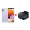 Combo Celular Samsung Galaxy A32 LTE 128GB 6,4" Awesome Violet Liberado + Aspiradora Robot Samsung VR05R5050WK/ZS Vacuum Cleaner con Wifi
