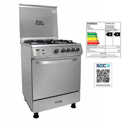 Imagen 2 del producto Cocina a Gas Ursus Trotter UT Euro 60 Pro GL 4 Quemadores