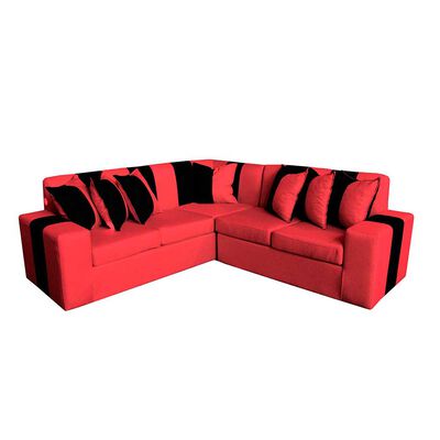 Imagen 1 del producto Sofá Secccional Muebles MYM Victor 4 Cuerpos Burdeo Negro